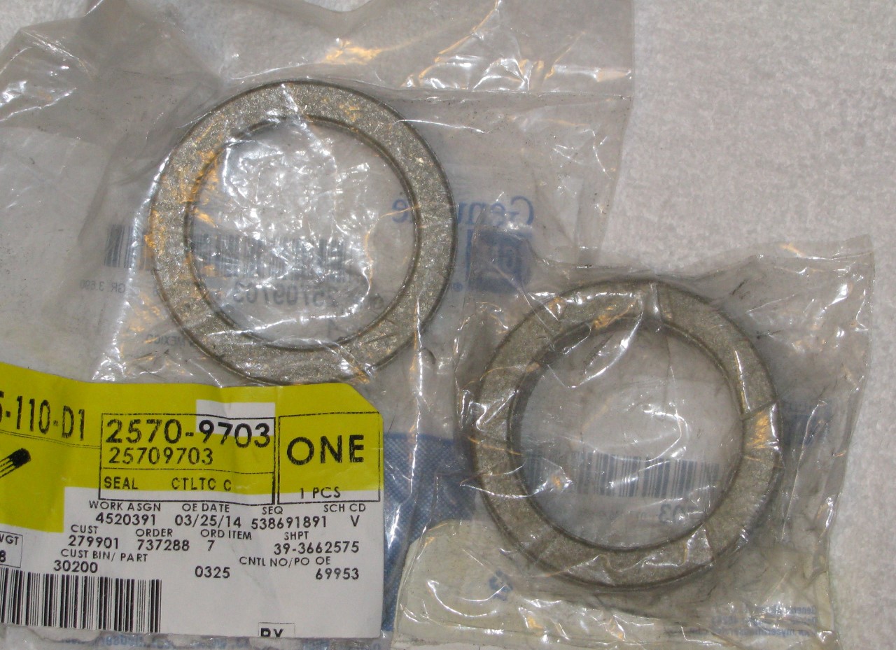 For Sale 2 x 25079703 catalytic converter seal / donut gasket 50